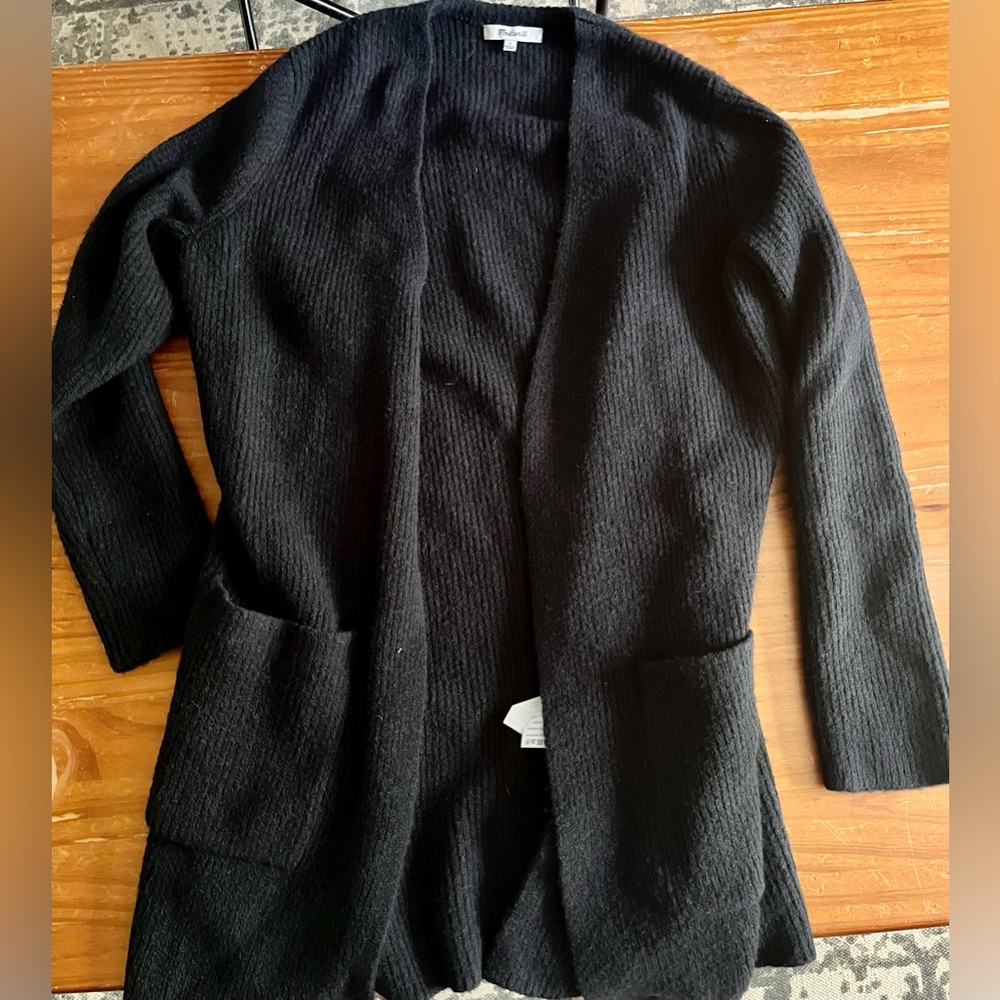Madewell black cardigan